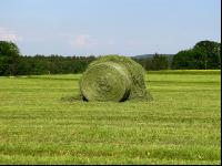Haybale damaged