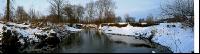 Fluss Schnee