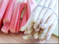 Spargel und Rhabarber