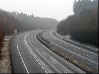 Autobahn leer