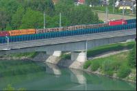 Zug Holztransport 2