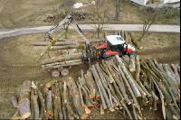 Holz Rückewagen 1