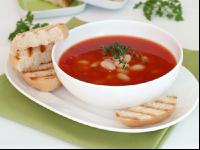 Tomatensuppe mit weißen Bohnen 3