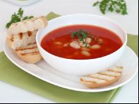 Tomatensuppe mit weißen Bohnen 1