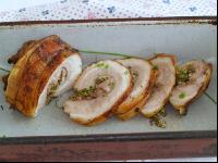 Rollbraten mit Kräutern 2
