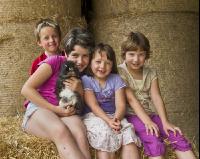 Children on the farm