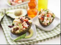 Avocadosalat mit Shrimps 3
