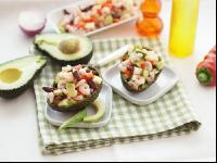 Avocadosalat mit Shrimps 1