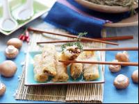 Frühlingsrolle mit Pilzfülle 1