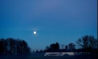Mond im Jänner 1