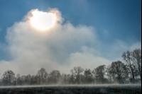 Morgennebel und Sonne 3