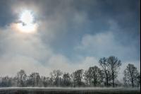 Morgennebel und Sonne 6