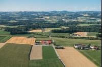 Agrarian landscape in Juli 2
