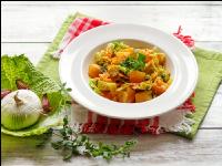 Kohlgemuese mit Kürbis 1