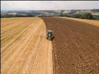 Ploughing stubble field 4