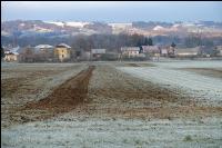 Mist auf frostige Wiese 23