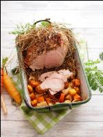 Schweinsbraten im Heu 2