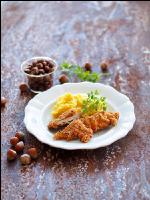 Schnitzel mit Haselnuspanier 1