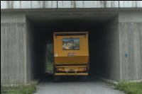 Mais häckseln im Nebel 9