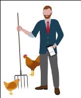 Landwirt mit Nebenjobs 2