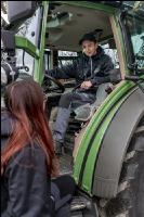 Young farmers on tractor 13