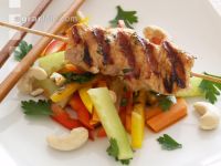 Salat Putenspieß