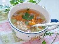 Rollgerstensuppe 1