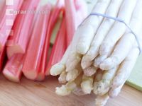 Spargel und Rhabarber