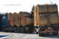 Rundballen Transport