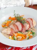 Hühnerbrust Speck 1