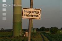 Schild Windpark J 1
