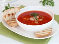 Tomatensuppe mit weißen Bohnen 1