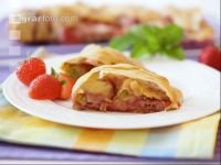 Erdbeerstrudel mit Rhabarber 1