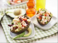 Avocadosalat mit Shrimps 3
