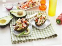 Avocadosalat mit Shrimps 1