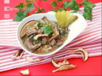 Fleischeintopf mit Pilzen 1