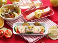 Lachs mit Kräutern 4