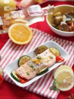 Lachs mit Kräutern 1