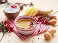 Scharfe Kürbissuppe mit Chili 4