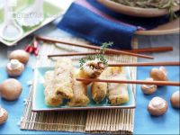 Frühlingsrolle mit Pilzfülle 1