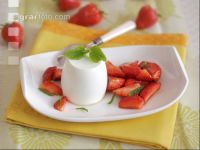 Schafkäse mit Erdbeeren 3