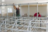 Zuchtschweinestall Bau 9