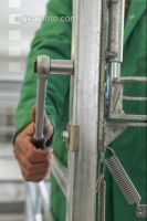 Zuchtschweinestall Bau 22
