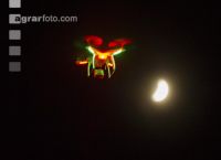 Drohne Nachtflug
