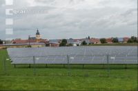 Dorf mit Photovoltaik