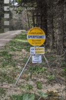 Forest work sign 3