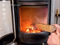 Heizen mit Holz Kaminofen 2
