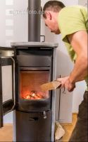 Heizen mit Holz Kaminofen 5