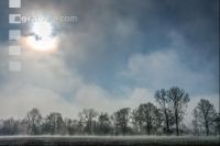 Morgennebel und Sonne 6