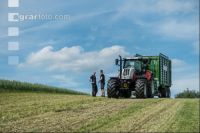 Grassilageernte Ladewagen 8
